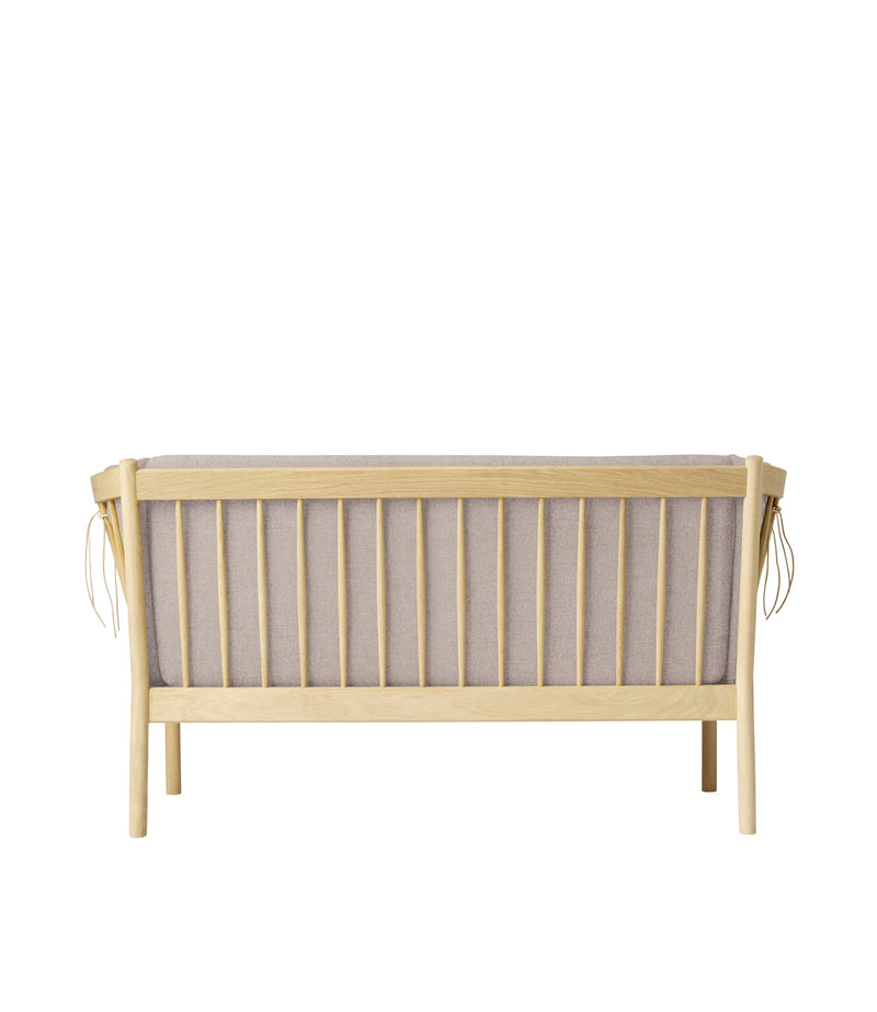 FDB Møbler J148 - 2-person couch Oak Nature Lacquered MLF Light Grey (02) by Erik Ole Jørgensen