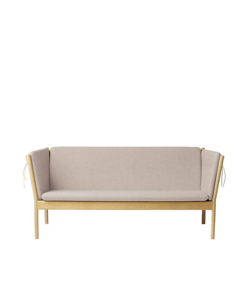FDB Møbler J149 - 3-Person Couch Oak Nature Lacquered MLF Beige (61) by Erik Ole Jørgensen