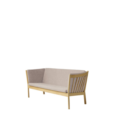 FDB Møbler J149 - 3-Person Couch Oak Nature Lacquered MLF Light Grey (02) by Erik Ole Jørgensen