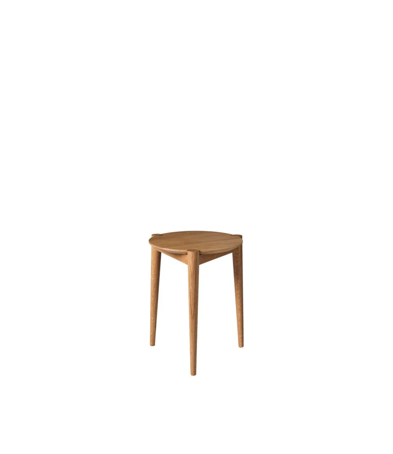 FDB Møbler J160 - Søs - Stool Oak Solid Nature Oiled by Stine Lundgaard Weigelt