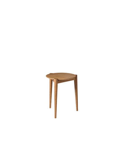 FDB Møbler J160 - Søs - Stool Oak Solid Nature Oiled by Stine Lundgaard Weigelt
