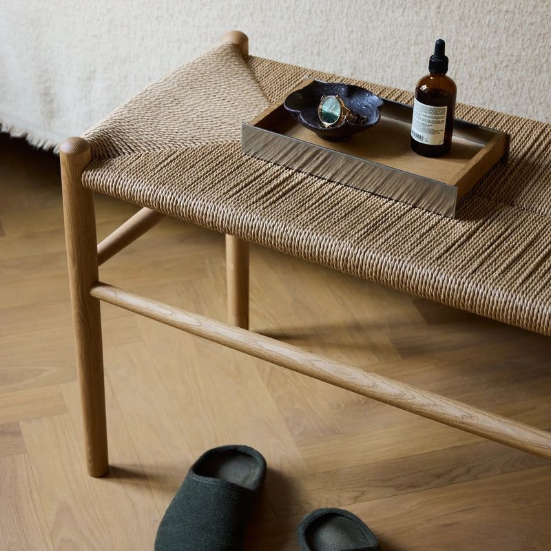 FDB Møbler J163 - Piano Bench - Nordic Swan Ecolabel Oak Nature Lacquered Water-Based Nature by Jørgen Bækmark