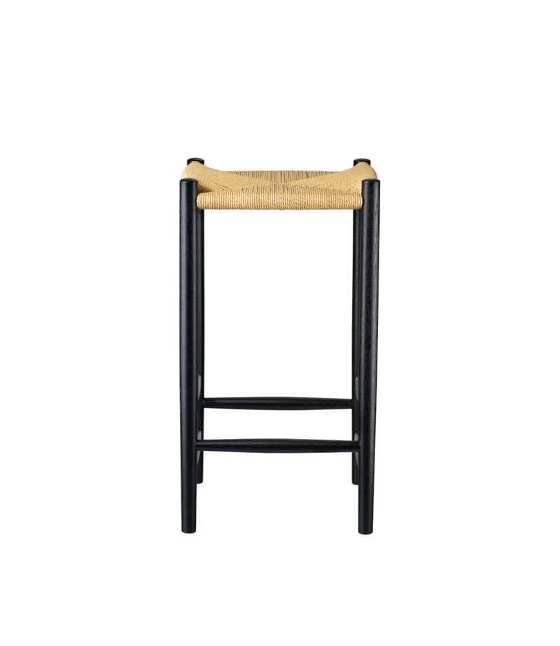 FDB Møbler J164C - Counter Squared - Nordic Swan Ecolabel Oak Jet Black (RAL 9005) Painted Water-Based Nature by Jørgen Bækmark