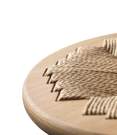 FDB Møbler J165B - Bar Stool Round - Nordic Swan Ecolabel Oak Nature Lacquered Water-Based Nature by Jørgen Bækmark