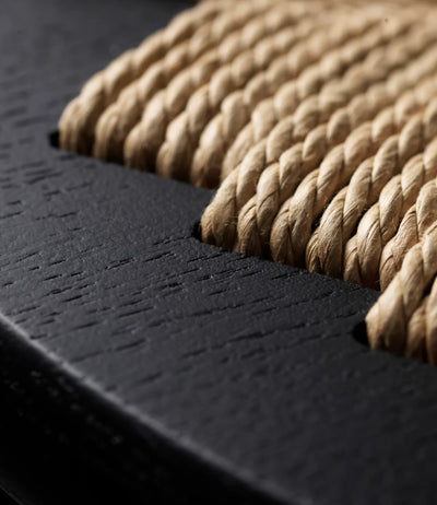 FDB Møbler J165C - Counter Round - Nordic Swan Ecolabel Oak Black (RAL 9005) Painted Water-Based Nature by Jørgen Bækmark