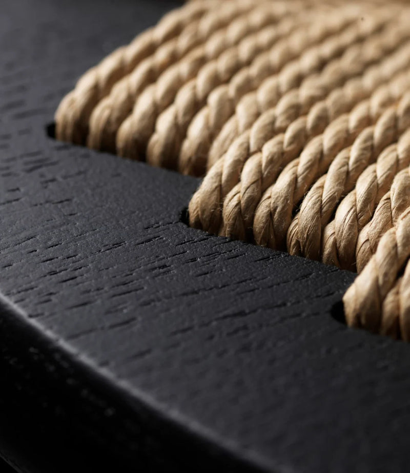 FDB Møbler J165C - Counter Round - Nordic Swan Ecolabel Oak Black (RAL 9005) Painted Water-Based Nature by Jørgen Bækmark