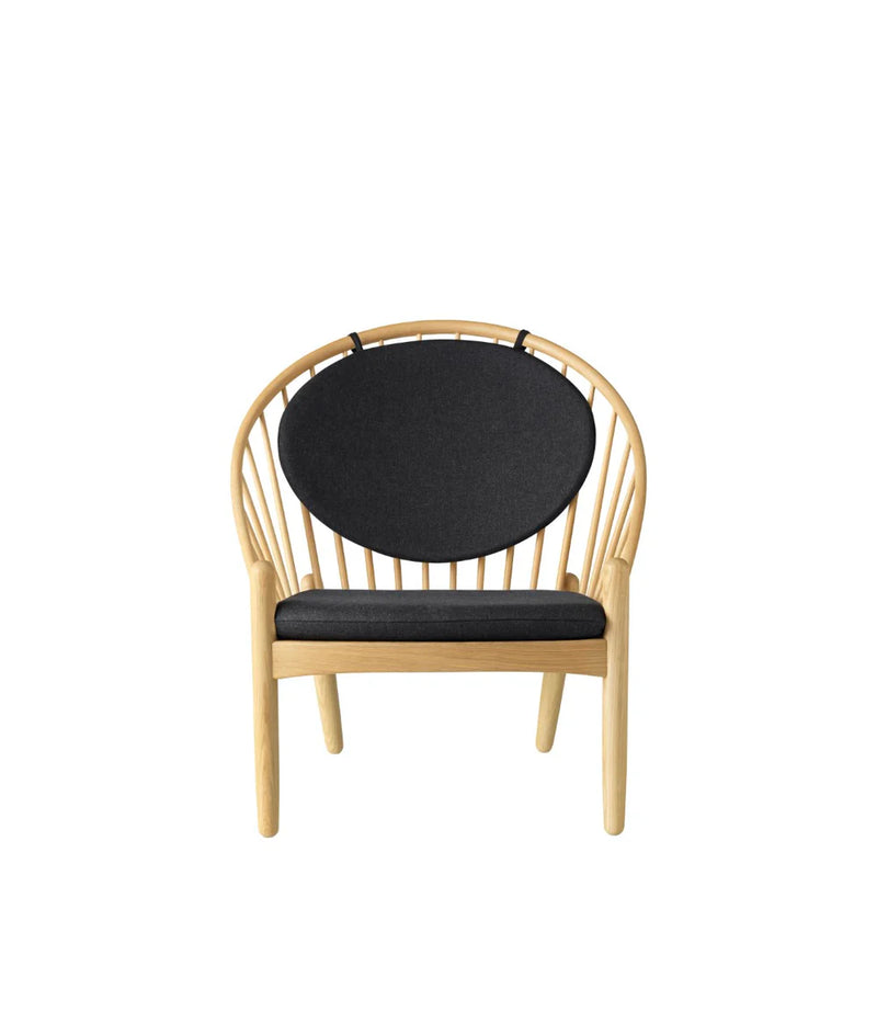 FDB Møbler J166 - Jørna - Chair Oak Nature Lacquered MLF Dark Grey (28) by Poul M. Volther