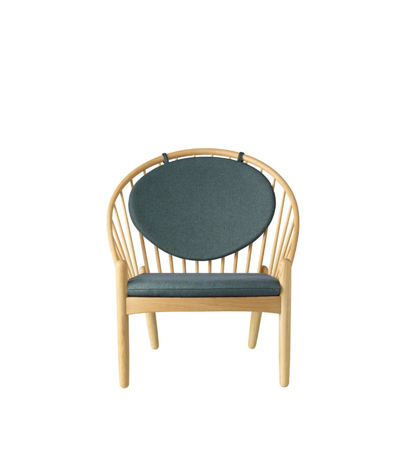 FDB Møbler J166 - Jørna - Chair Oak Nature Lacquered MLF Green (32) by Poul M. Volther