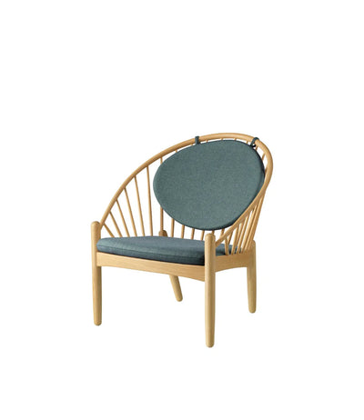 FDB Møbler J166 - Jørna - Chair Oak Nature Lacquered MLF Green (32) by Poul M. Volther