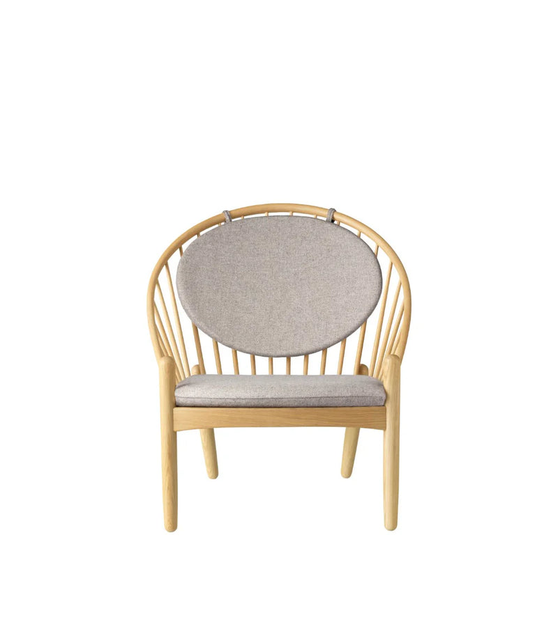 FDB Møbler J166 - Jørna - Chair Oak Nature Lacquered MLF Light Grey (02) by Poul M. Volther
