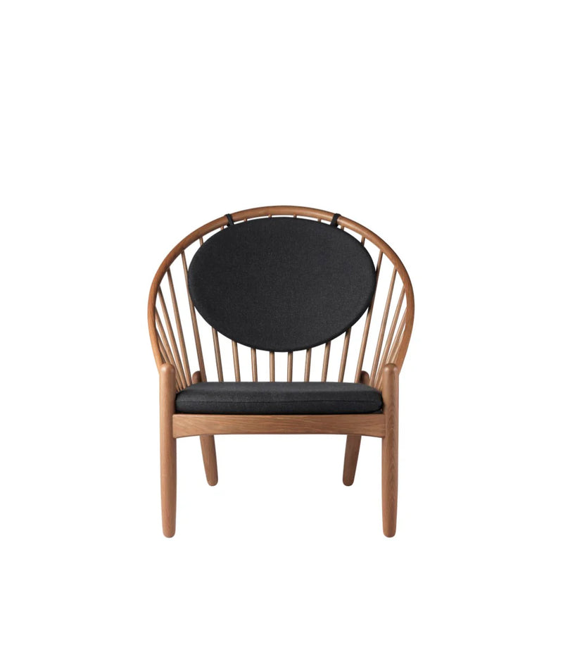 FDB Møbler J166 - Jørna - Chair Oak Smoked Oiled MLF Dark Grey (28) by Poul M. Volther