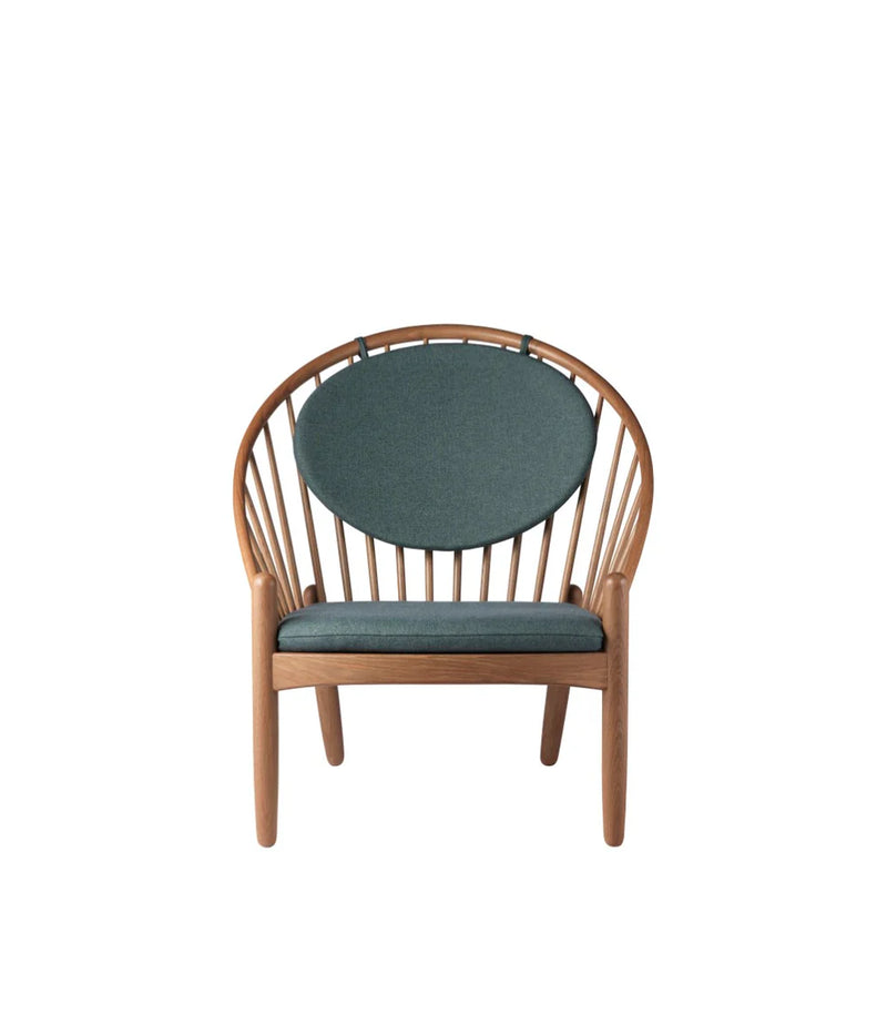 FDB Møbler J166 - Jørna - Chair Oak Smoked Oiled MLF Green (32) by Poul M. Volther