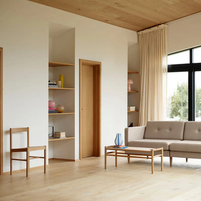 FDB Møbler J178 - Lønstrup - Chair - Nordic Swan Ecolabel Oak Nature Lacquered Oak veneer Nature by Stine Lundgaard Weigelt