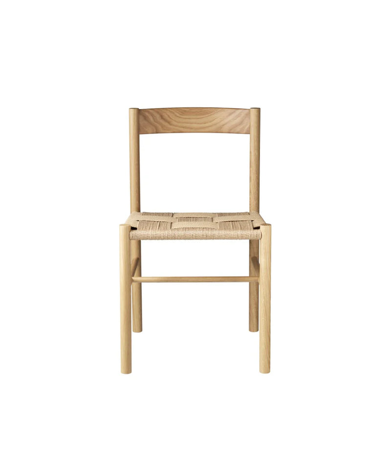 FDB Møbler J178 - Lønstrup - Chair - Nordic Swan Ecolabel Oak Nature Lacquered Papercord Nature by Stine Lundgaard Weigelt