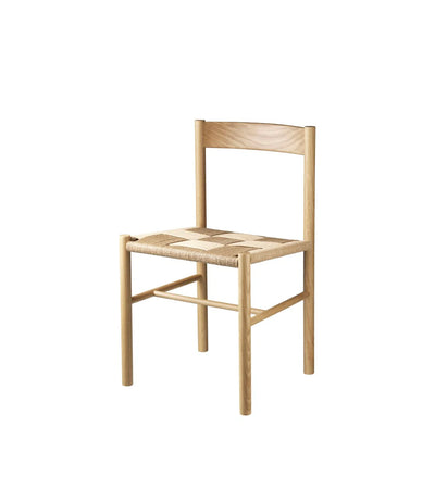 FDB Møbler J178 - Lønstrup - Chair - Nordic Swan Ecolabel Oak Nature Lacquered Papercord Nature by Stine Lundgaard Weigelt