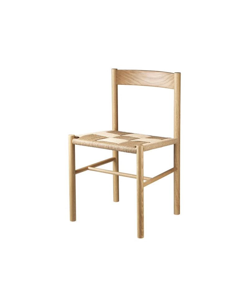 FDB Møbler J178 - Lønstrup - Chair - Nordic Swan Ecolabel Oak Nature Lacquered Papercord Nature by Stine Lundgaard Weigelt