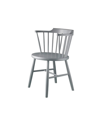 FDB Møbler J18 - Chair Beech Signal Grey (RAL 7004) Painted by Børge Mogensen
