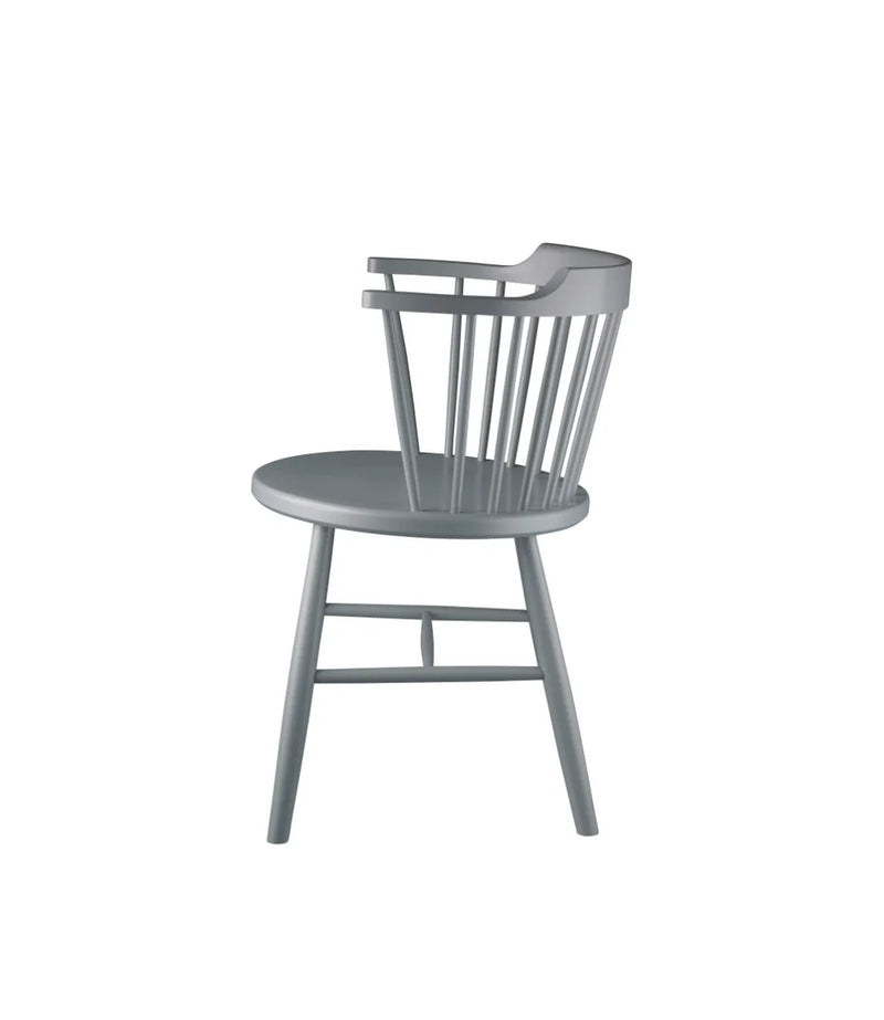 FDB Møbler J18 - Chair Beech Signal Grey (RAL 7004) Painted by Børge Mogensen