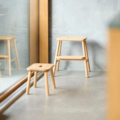 FDB Møbler J180 - Sønderup - Step Ladder Oak solid Nature Oiled by Chastine Lavoie