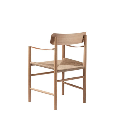FDB Møbler J186 - Hesbjerg - Chair Oak Nature Oiled Paper cord Nature by Unit10