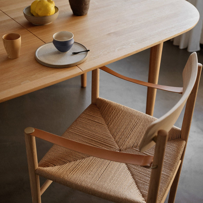 FDB Møbler J186 - Hesbjerg - Chair Oak Nature Oiled Paper cord Nature by Unit10