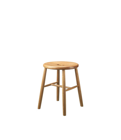 FDB Møbler J27 - Stool - Nordic Swan Ecolabel Oak Nature Lacquered waterbased by Børge Mogensen
