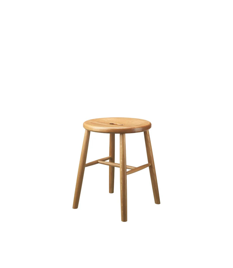 FDB Møbler J27 - Stool - Nordic Swan Ecolabel Oak Nature Lacquered waterbased by Børge Mogensen
