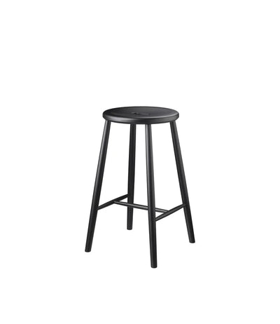 FDB Møbler J27C - Counter - Nordic Swan Ecolabel Beech Jet Black (RAL9005) Painted waterbased by Børge Mogensen