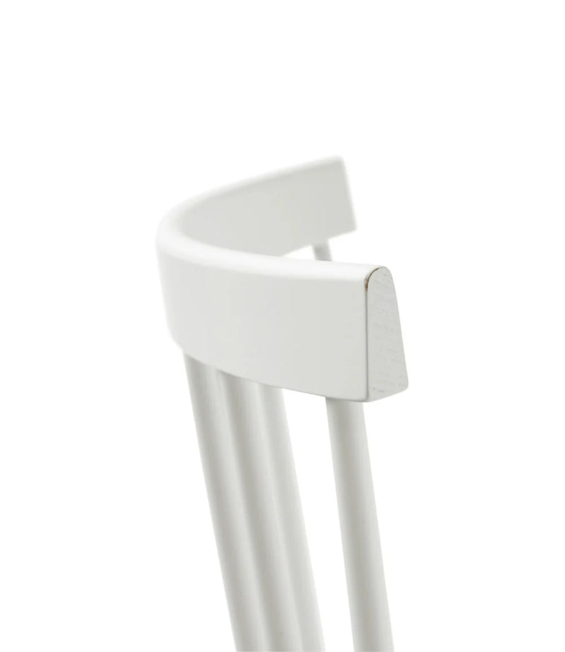 FDB Møbler J46 - Chair - 2 pcs. - Nordic Swan Ecolabel Beech Pure White (RAL 9010) Painted Waterbased by Poul M. Volther