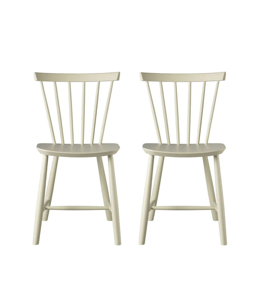 FDB Møbler J46 - Chair - 2 pcs. - Nordic Swan Ecolabel Beech Roots Painted Waterbased by Poul M. Volther