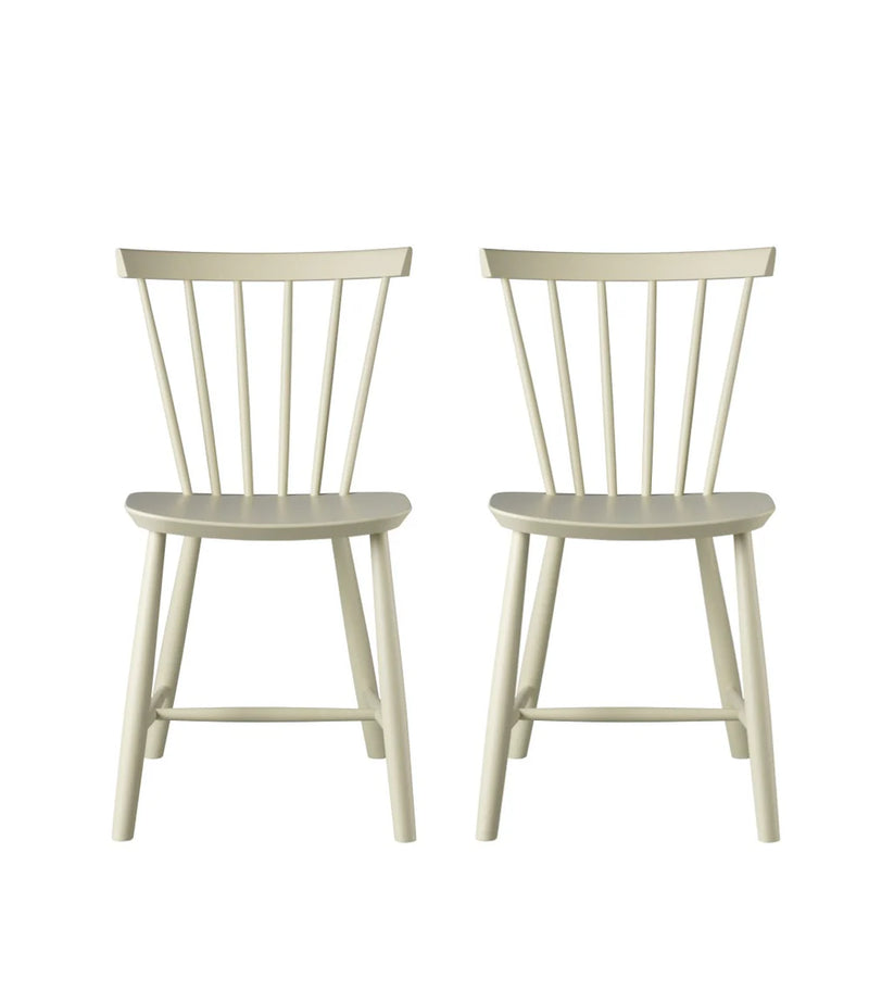 FDB Møbler J46 - Chair - 2 pcs. - Nordic Swan Ecolabel Beech Roots Painted Waterbased by Poul M. Volther