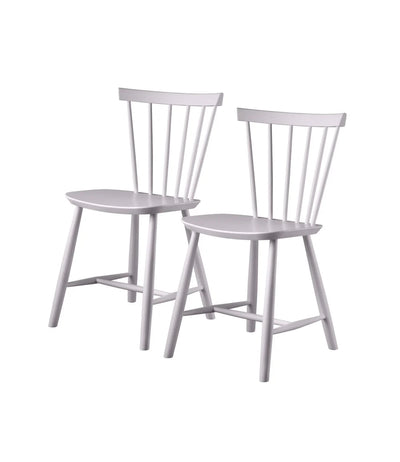 FDB Møbler J46 - Chair - 2 pcs. - Nordic Swan Ecolabel Beech Violet Hair Painted Waterbased by Poul M. Volther