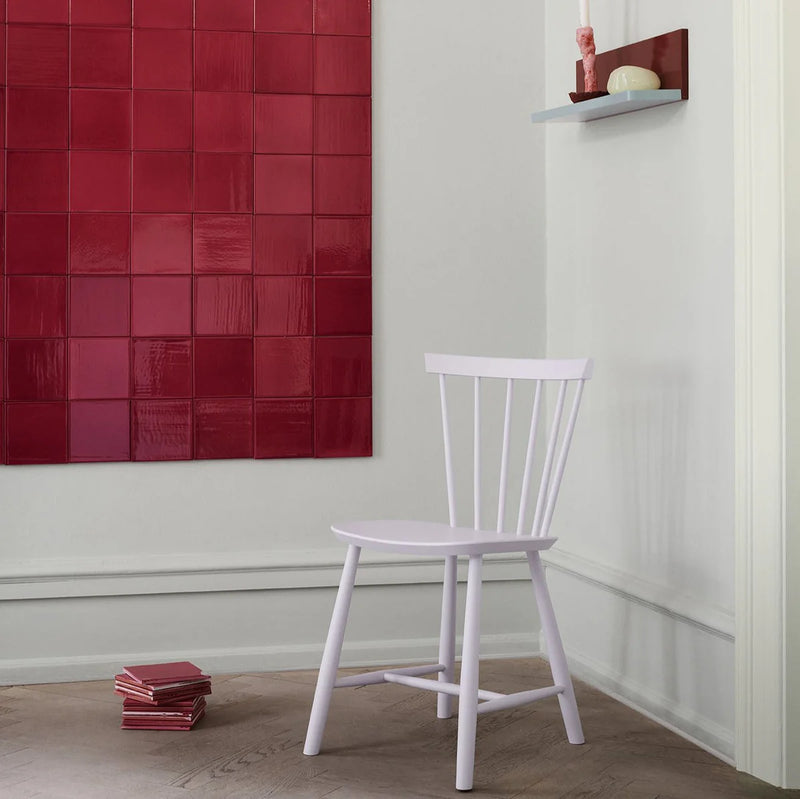 FDB Møbler J46 - Chair - 2 pcs. - Nordic Swan Ecolabel Beech Violet Hair Painted Waterbased by Poul M. Volther