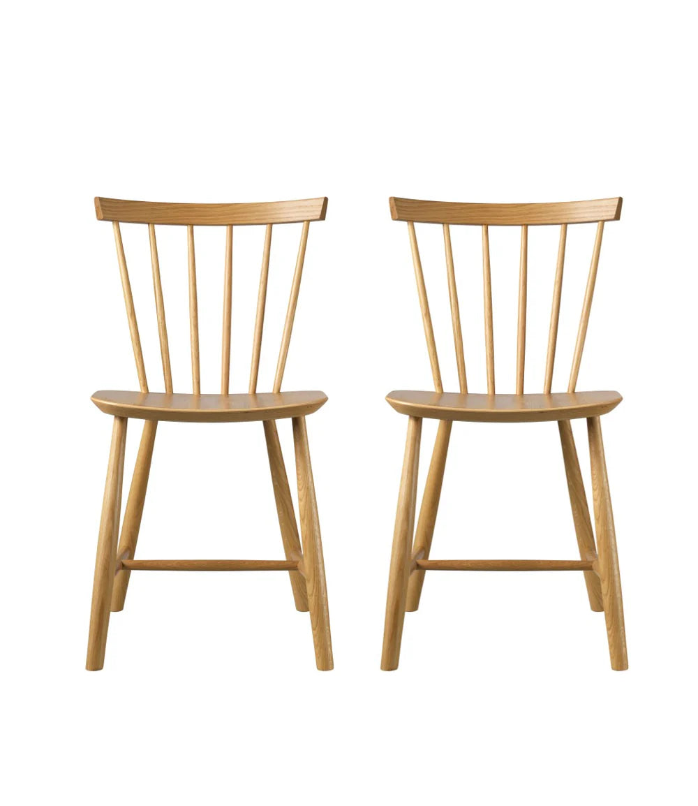 FDB Møbler J46 - Chair - 2 pcs. - Nordic Swan Ecolabel Oak Nature Oiled by Poul M. Volther