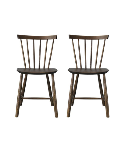 FDB Møbler J46 - Chair - 2 pcs. Oak Smoked grey Oiled by Poul M. Volther