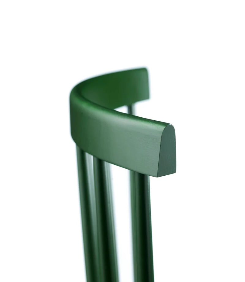FDB Møbler J46 - Chair - Nordic Swan Ecolabel Beech Bottle Green (Pantone 553C) Painted Waterbased by Poul M. Volther