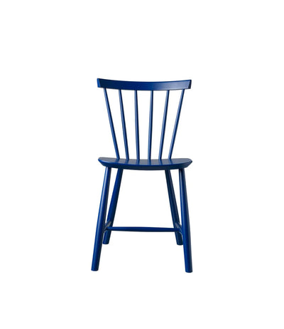 FDB Møbler J46 - Chair - Nordic Swan Ecolabel Beech Dark Blue (NCS 6030-R80B) Painted Waterbased by Poul M. Volther