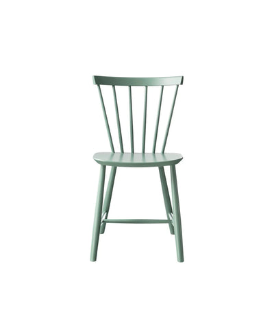 FDB Møbler J46 - Chair - Nordic Swan Ecolabel Beech Dusty Green (Pantone 556C) Painted Waterbased by Poul M. Volther