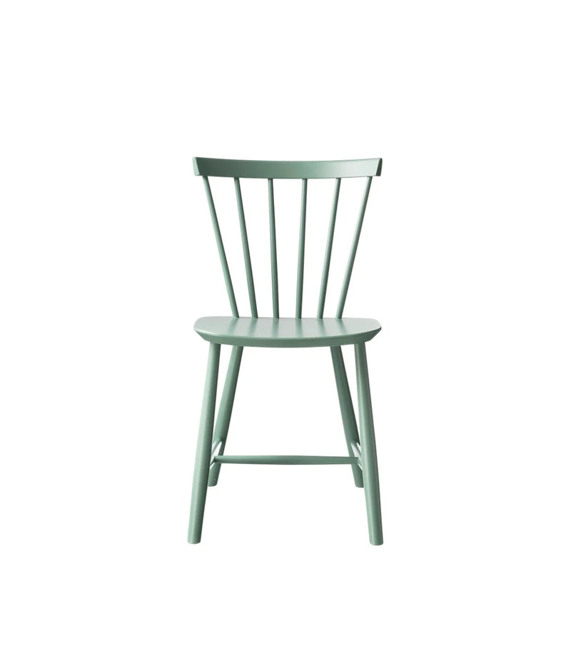 FDB Møbler J46 - Chair - Nordic Swan Ecolabel Beech Dusty Green (Pantone 556C) Painted Waterbased by Poul M. Volther