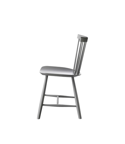 FDB Møbler J46 - Chair - Nordic Swan Ecolabel Beech Signal Grey (Pantone Cool Grey 9C / RAL 7004) Painted Waterbased by Poul M. Volther
