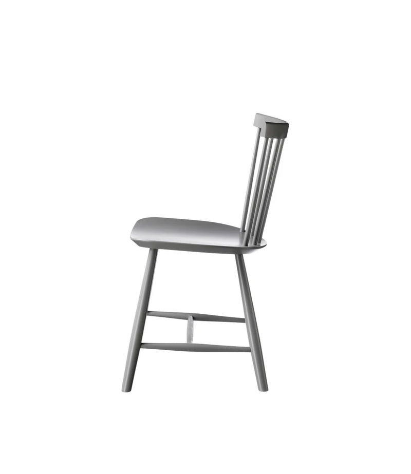 FDB Møbler J46 - Chair - Nordic Swan Ecolabel Beech Signal Grey (Pantone Cool Grey 9C / RAL 7004) Painted Waterbased by Poul M. Volther