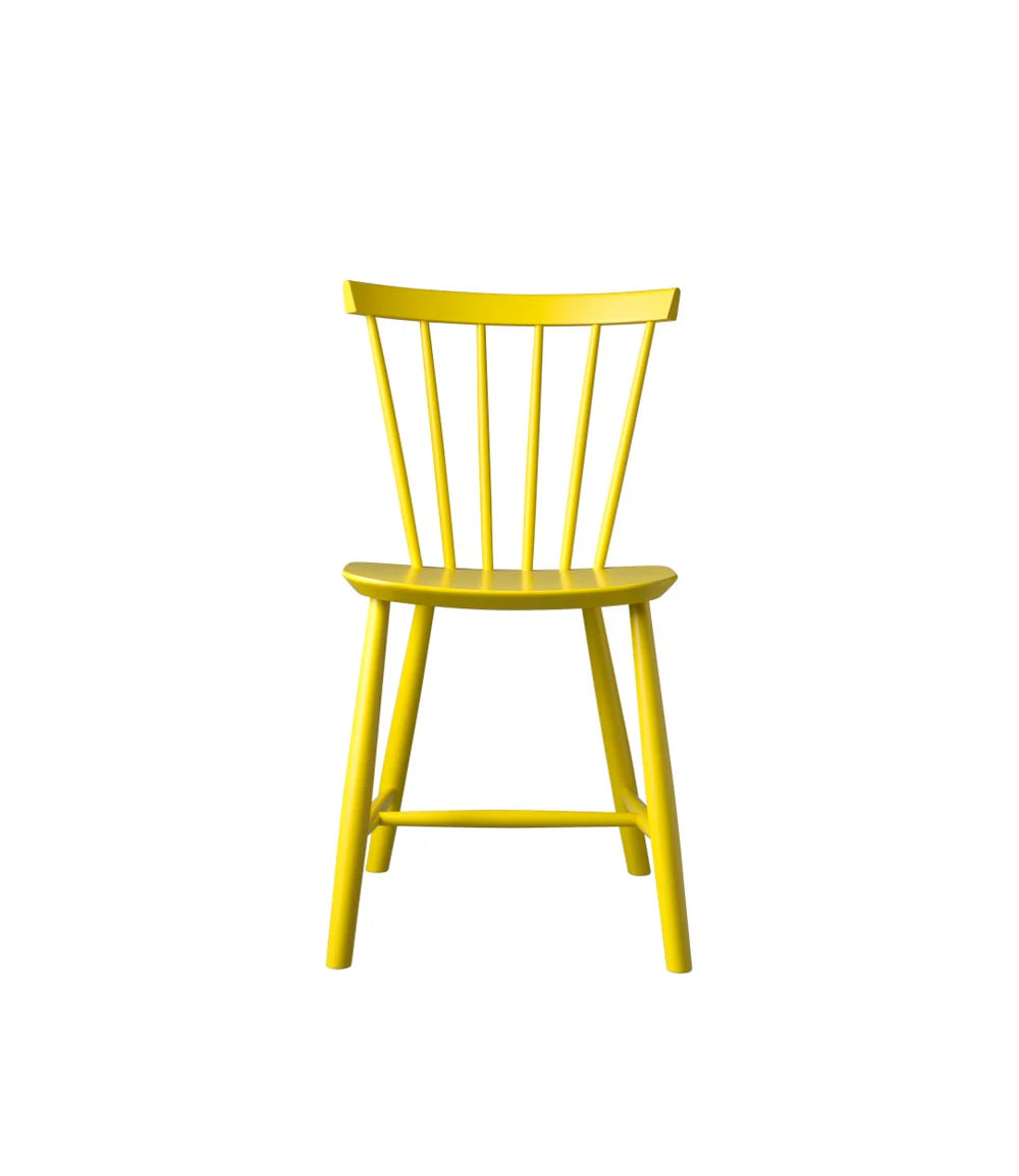 FDB Møbler J46 - Chair - Nordic Swan Ecolabel Beech Yellow (NCS S 1060-Y10R) Painted Waterbased by Poul M. Volther