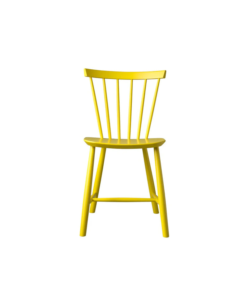FDB Møbler J46 - Chair - Nordic Swan Ecolabel Beech Yellow (NCS S 1060-Y10R) Painted Waterbased by Poul M. Volther