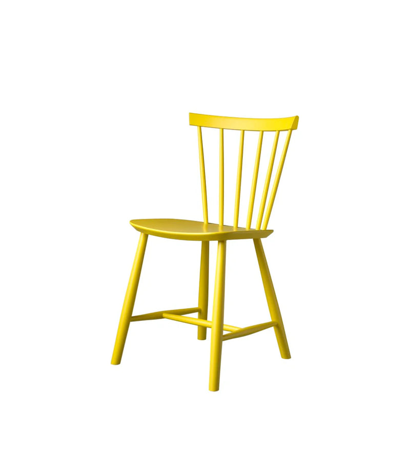FDB Møbler J46 - Chair - Nordic Swan Ecolabel Beech Yellow (NCS S 1060-Y10R) Painted Waterbased by Poul M. Volther