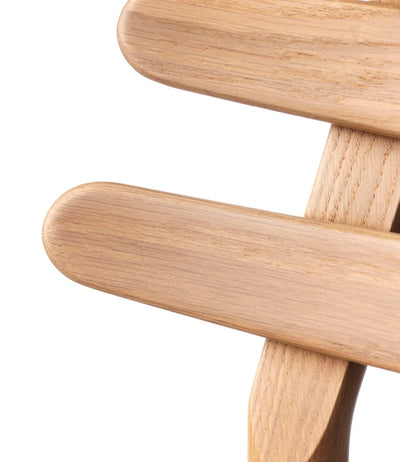 J48 - Chair Oak Nature Lacquered Textile Antracit (4004) by Poul M. Volther