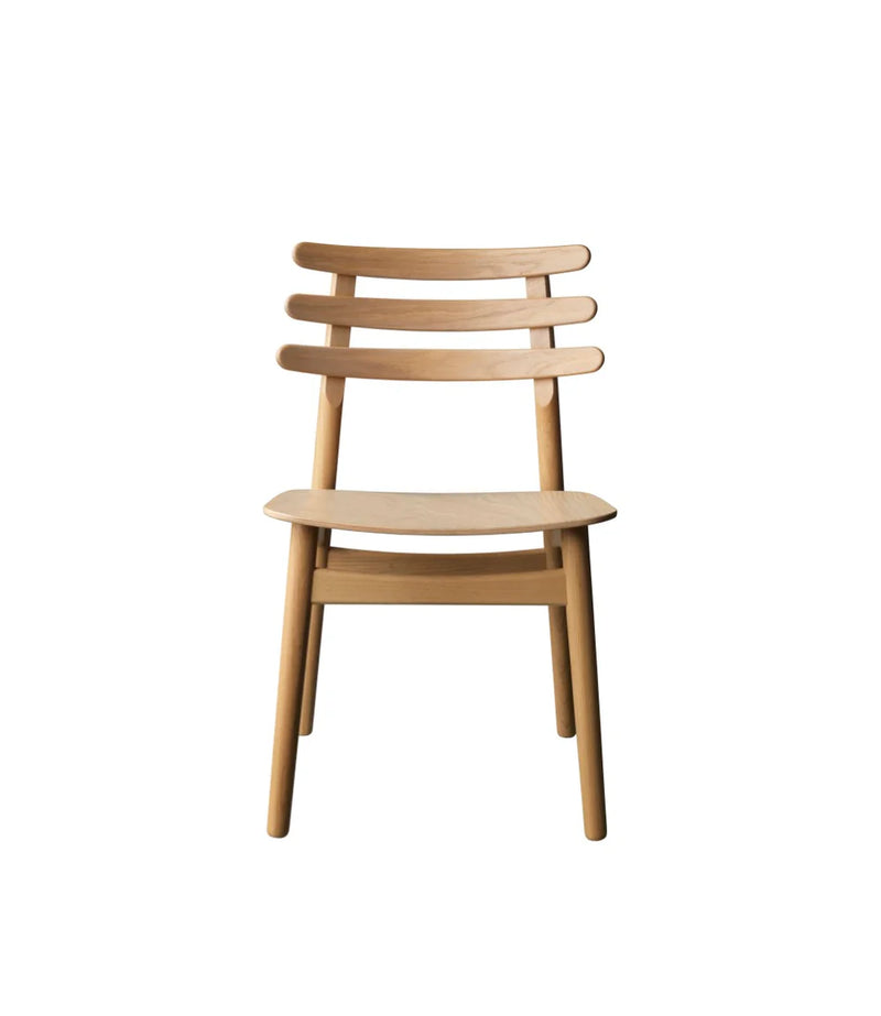 J48 - Chair Oak Nature Lacquered Veneer Nature by Poul M. Volther