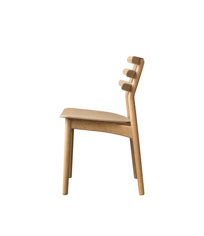 J48 - Chair Oak Nature Lacquered Veneer Nature by Poul M. Volther