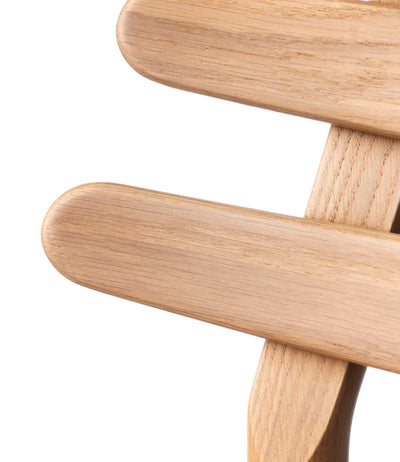 J48 - Chair Oak Nature Lacquered Veneer Nature by Poul M. Volther