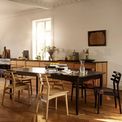 J48 - Chair Oak Nature Lacquered Veneer Nature by Poul M. Volther