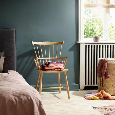 FDB Møbler J52B - Chair - Nordic Swan Ecolabel Beech Nature Lacquered Waterbased by Børge Mogensen
